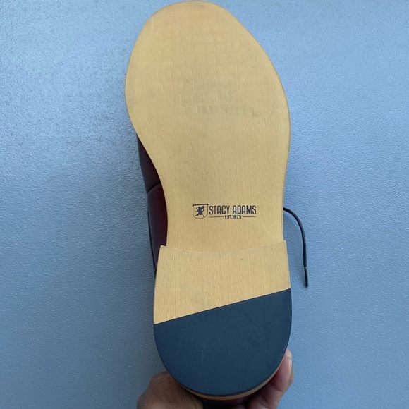 NWOB Stacy Adams Men’s Dickinson Cap-Toe Oxford Dress Shoes Size 15W. - Picture 5 of 9